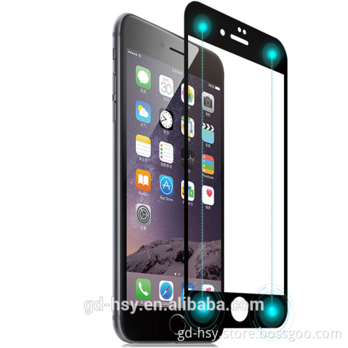 HUYSHE new premium intelligent tempered glass for iphone 7 7plus screen protector with smart keys